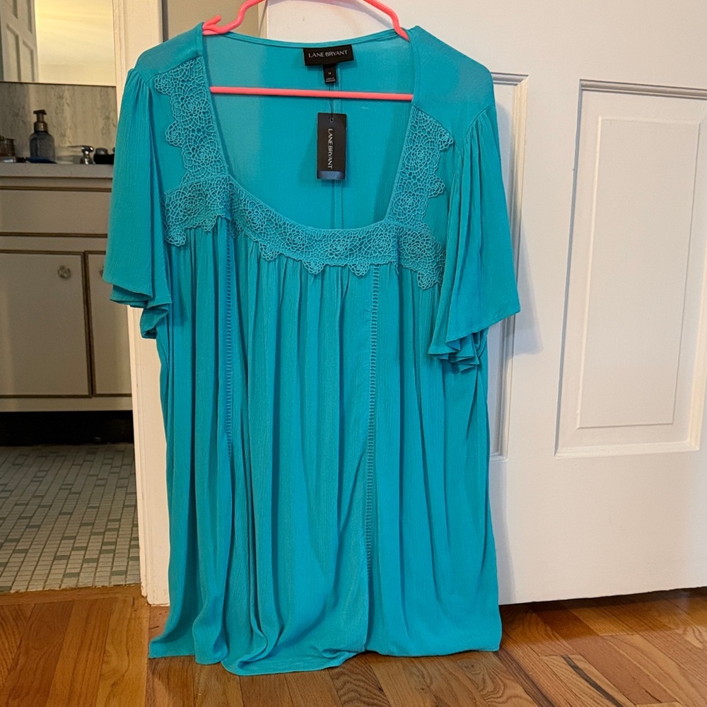 Lane Bryant Teal Top